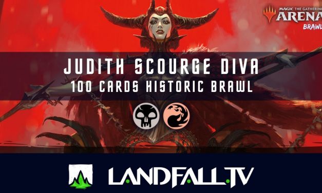 Judith Scourge Diva | 100 Cards Historic Brawl | Magic Arena | Landfall TV | Español